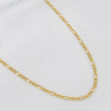 Cadena Figaro 2.2g / 20 in / 2.6mm Oro Amarillo 18K