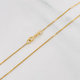 Venetian Chain 1.6g / 18 in / 0.7mm 18K Yellow Gold