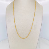 Cadena Escalera Volga 2g / 18 in / 2mm Oro Amarillo 18K