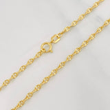 Cadena Escalera Volga 2g / 18 in / 2mm Oro Amarillo 18K