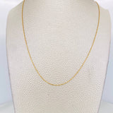 Cadena Morse 1.45g / 18 in / 0.7mm Oro Amarillo 18K