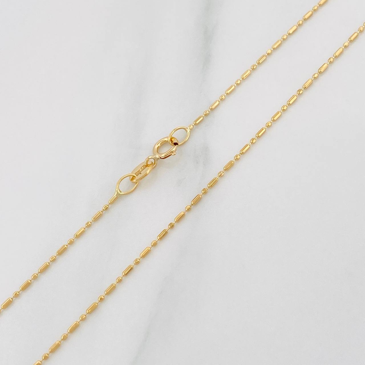 Cadena Morse 1.45g / 18 in / 0.7mm Oro Amarillo 18K