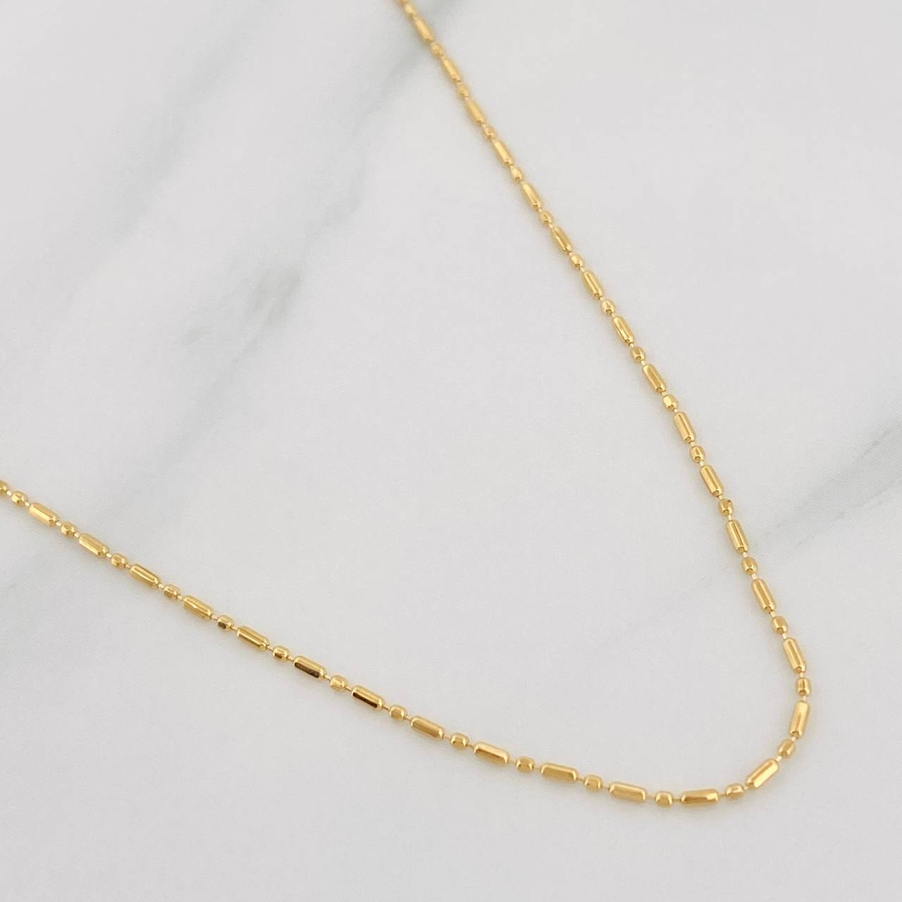 Cadena Morse 1.45g / 18 in / 0.7mm Oro Amarillo 18K