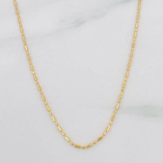 Morse Chain 1.45g / 18 in / 0.7mm Yellow Gold 18K