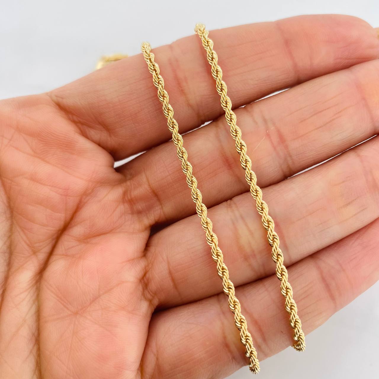Cadena Lazo 3.65g / 20 in / 2.1mm Oro Amarillo 18K