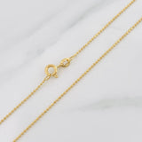Cadena Militar 2g / 18 in / 0.95mm Oro Amarillo 18K