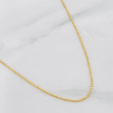 Cadena Militar 2g / 18 in / 0.95mm Oro Amarillo 18K