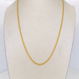 Cadena China 5.5g / 24 in / 2.1mm Oro Amarillo 18K