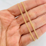 Cadena China 4.9g / 20 in / 2.1mm Oro Amarillo 18K