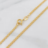 Cadena China 4.9g / 20 in / 2.1mm Oro Amarillo 18K
