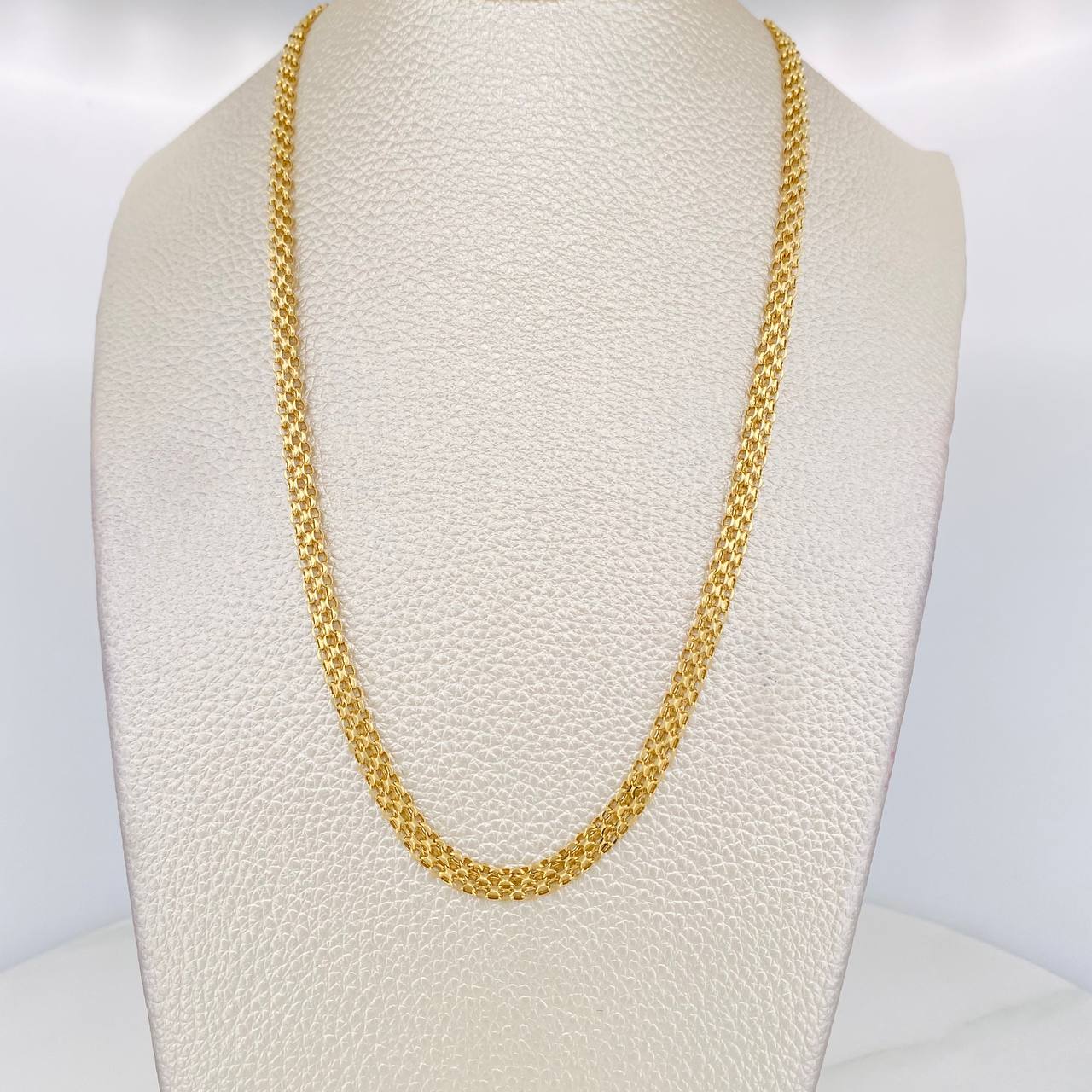 Bismark Chain 4.35g / 18 in / 4.15mm Yellow Gold 18K
