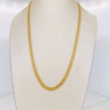 Bismark Chain 4.35g / 18 in / 4.15mm Yellow Gold 18K