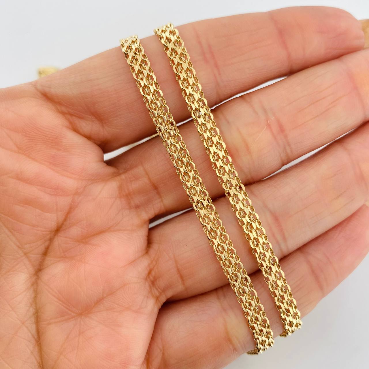Bismark Chain 4.35g / 18 in / 4.15mm Yellow Gold 18K