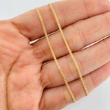 Cadena China 2.6g / 18 in / 1.45mm Oro Amarillo 18K