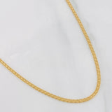 Cadena China 2.5g / 18 in / 1.5mm Oro Amarillo 18K