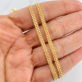 Bismark Chain 4.2g / 18 in / 1.6mm Yellow Gold 18K