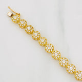 Tennis Bracelet 10.95g / 6 1/2 in / 5.24mm Yellow Gold 18K