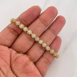 Tennis Bracelet 10.95g / 6 1/2 in / 5.24mm Yellow Gold 18K
