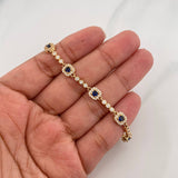 Tennis Bracelet Halo 9.05g / 7 in / 2.72mm Yellow Gold 18K