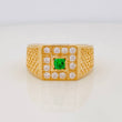 Anillo Cuadro 6.4g / T10 1/2 Oro Amarillo 18K