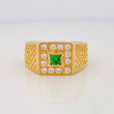 Anillo Cuadro 6.4g / T10 1/2 Oro Amarillo 18K