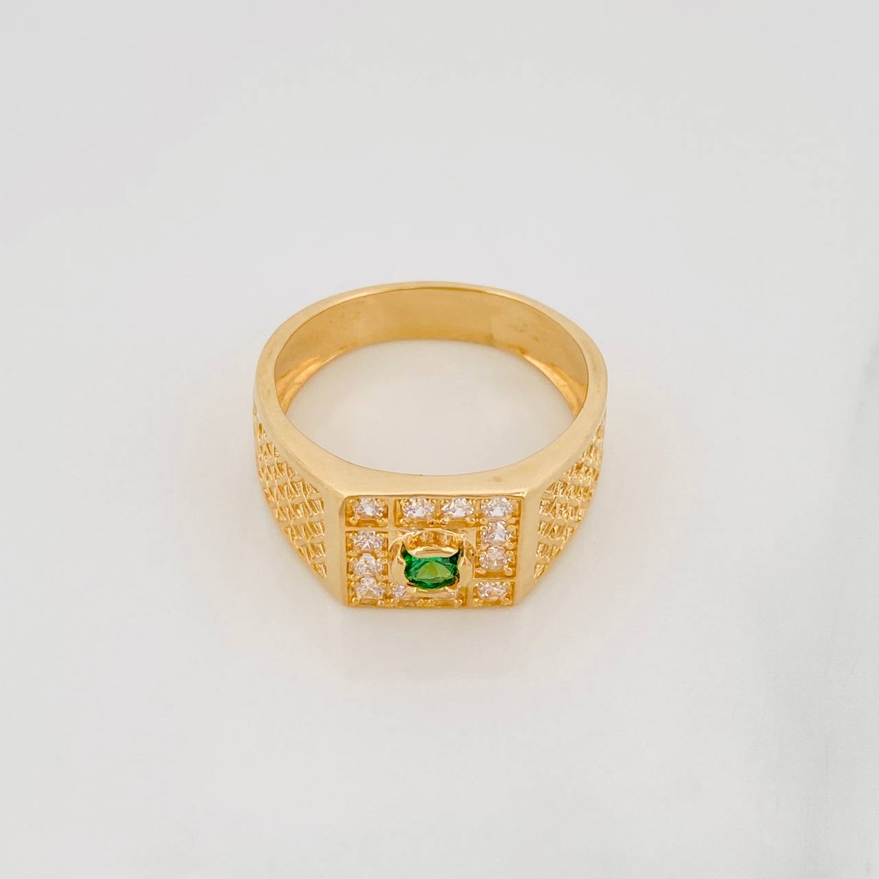 Anillo Cuadro 6.4g / T10 1/2 Oro Amarillo 18K