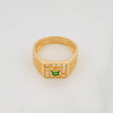 Anillo Cuadro 6.4g / T10 1/2 Oro Amarillo 18K