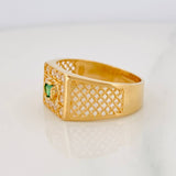 Anillo Cuadro 6.4g / T10 1/2 Oro Amarillo 18K