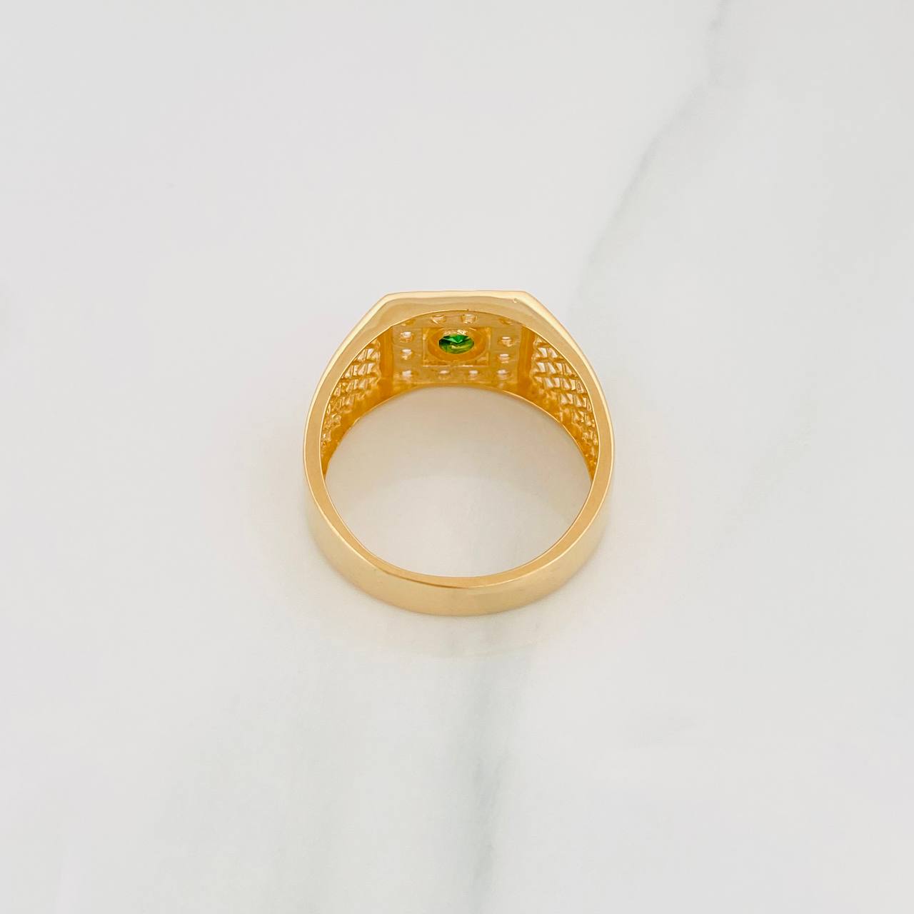 Anillo Cuadro 6.4g / T10 1/2 Oro Amarillo 18K