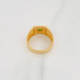 Anillo Cuadro 6.4g / T10 1/2 Oro Amarillo 18K