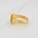 Our Lady of Guadalupe Ring 4.6g / T7 1/2 Yellow Gold 18K