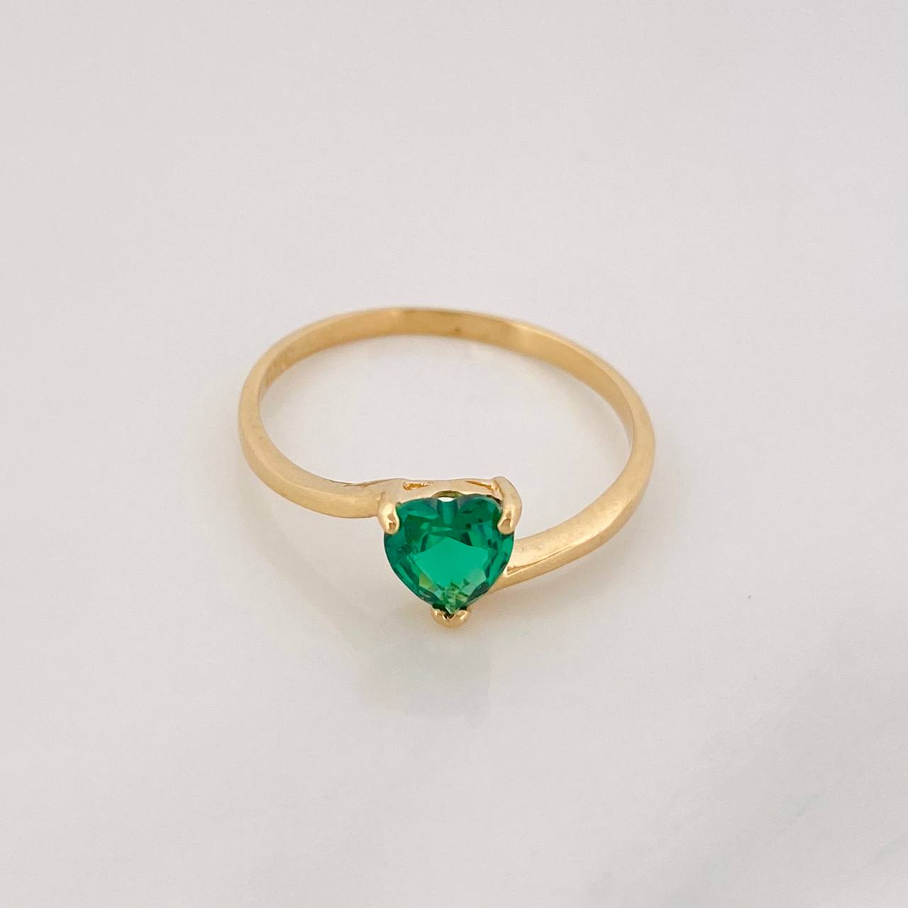 Heart Ring 1.55g / T7 1/4 Yellow Gold 18K