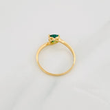 Heart Ring 1.55g / T7 1/4 Yellow Gold 18K