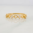 Hearts Ring 1.1g / T6 1/2 Yellow Gold 18K