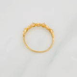 Hearts Ring 1.1g / T6 1/2 Yellow Gold 18K