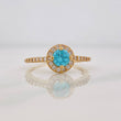 Circle Halo Ring 2.3g / T6 3/4 Yellow Gold 18K