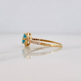 Circle Halo Ring 2.3g / T6 3/4 Yellow Gold 18K