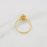 Halo Flower Ring 2.05g / T6 1/2 Yellow Gold 18K