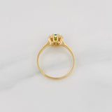 Halo Flower Ring 2.15g / T7 Yellow Gold 18K
