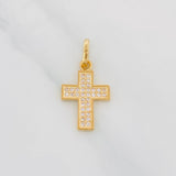 Pendant Cross 1.3g / 1 in Yellow Gold 18K
