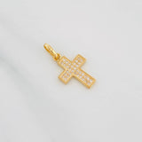 Pendant Cross 1.3g / 1 in Yellow Gold 18K
