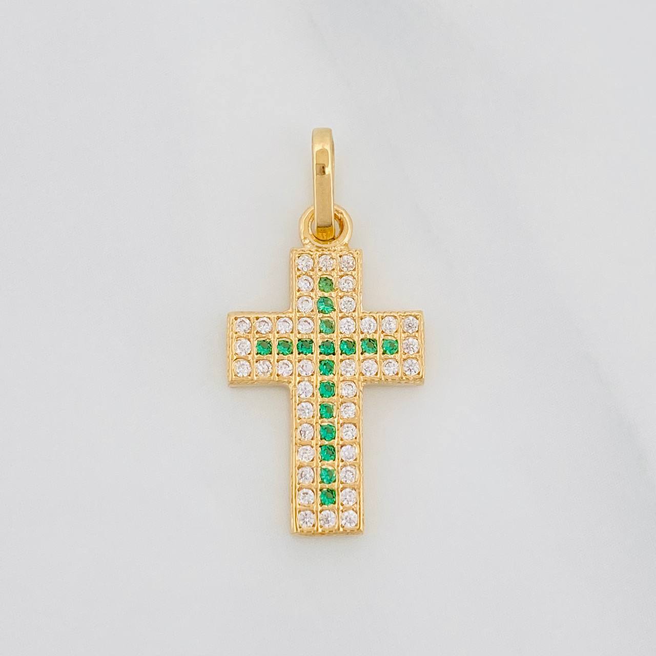 Pendant Cross 1.55g / 1 in Yellow Gold 18K