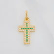 Pendant Cross 1.55g / 1 in Yellow Gold 18K