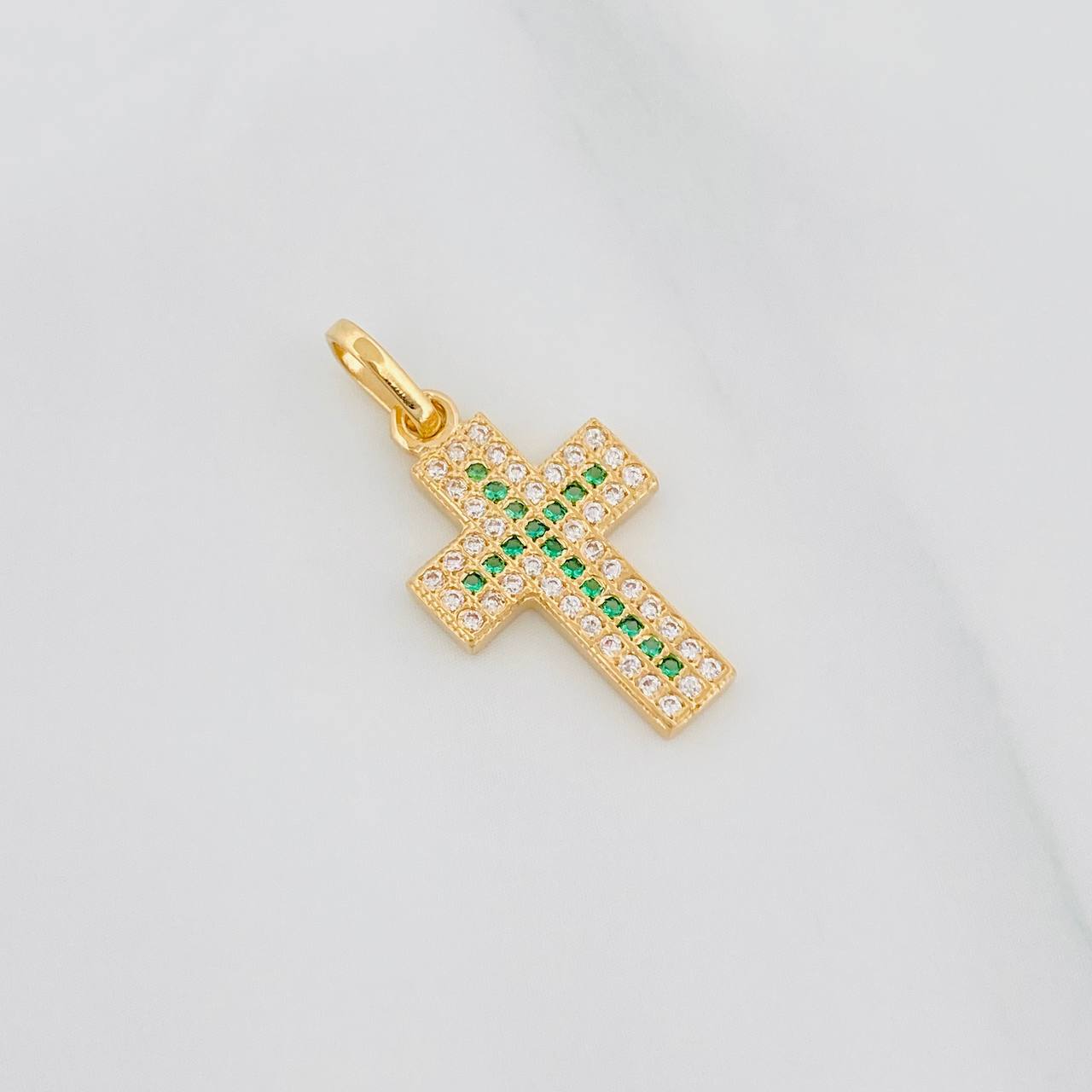 Pendant Cross 1.55g / 1 in Yellow Gold 18K