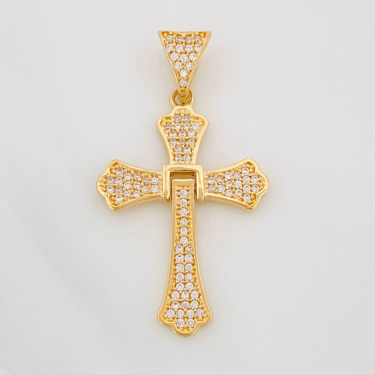 Dije Cruz Articulada 3.55g / 1 1/2 in Oro Amarillo 18K