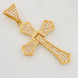 Dije Cruz Articulada 3.55g / 1 1/2 in Oro Amarillo 18K