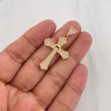 Dije Cruz Articulada 3.55g / 1 1/2 in Oro Amarillo 18K