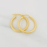 Candongas Zion 1.65g / 3/4 in Oro Amarillo 18K