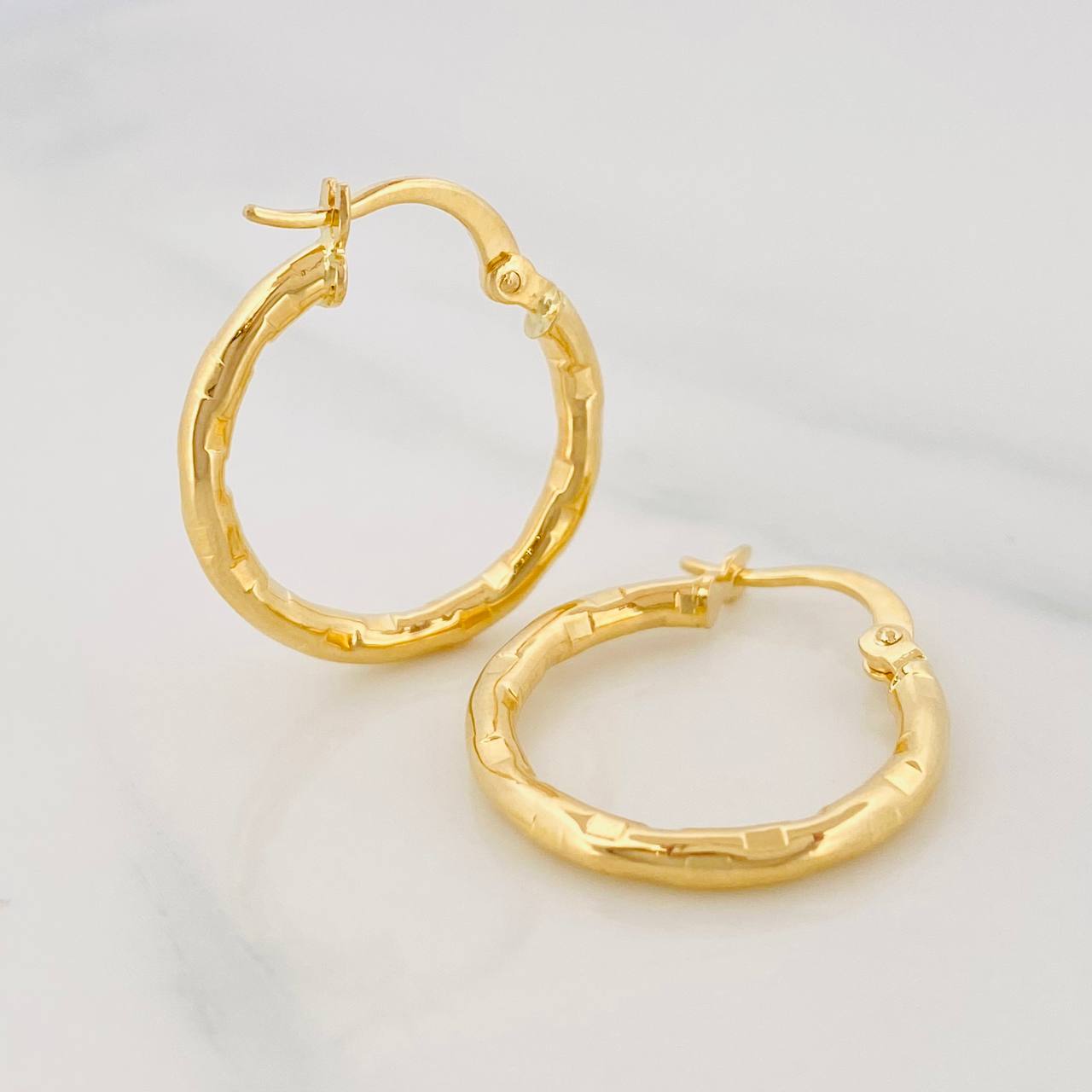 Candongas Maribel 1.5g / 3/4 in Oro Amarillo 18K