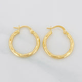 Candongas Maribel 1.5g / 3/4 in Oro Amarillo 18K